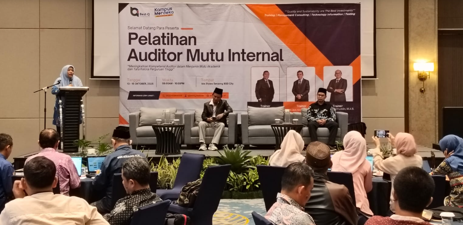 STIT Al Khairiyah Cilegon Ikuti Kegiatan Pelatihan Auditor Mutu Internal (AMI) oleh Koordinatorat Perguruan Tinggi Keagamaan Islam Swasta Wilayah I DKI & Banten