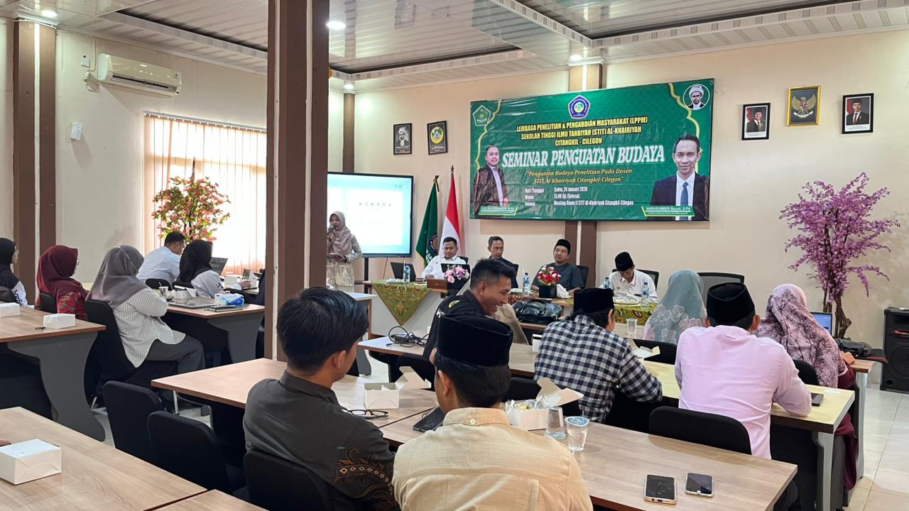 Dorong Mutu Akademik, LPPM STIT Al-Khairiyah Gelar Seminar Penguatan Budaya Penelitian bagi Dosen