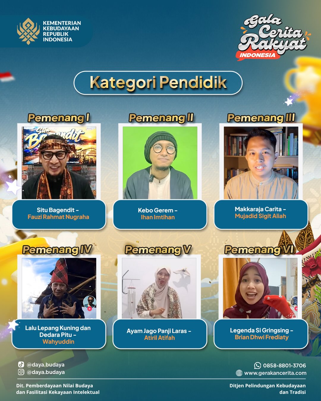 Lestarikan Budaya Lewat Dongeng, Dosen PIAUD STIT Al-Khairiyah Citangkil Cilegon Raih Juara 2 Nasional di Gala Cerita Rakyat 2026